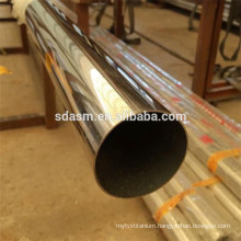 ASTM (201/304/304L/316L/310S/321) Stainless Steel ERW Welded Pipe/Tube with Bright Mirror Polished Finish